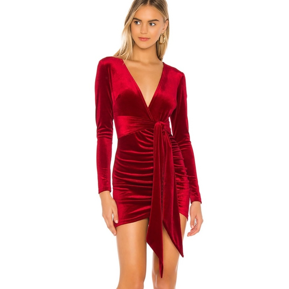 Red Velvet Super Down Dress
